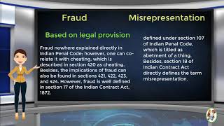 What is Difference Between Fraud amp Misrepresentation [upl. by Mohandas396]