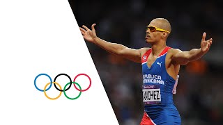 Felix Sanchez Wins 400m Hurdles Gold  London 2012 Olympics [upl. by Neenahs]