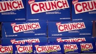 How Crunch Bars Are Made from Unwrapped  Food Network [upl. by Mumford]