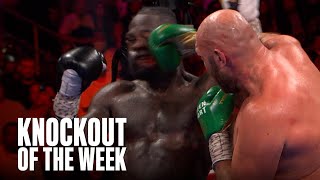 Every Angle of Tyson Fury Knocking Out Wilder in 3rd Final Bout of Trilogy  KNOCKOUT OF THE WEEK [upl. by Nyrhtak]