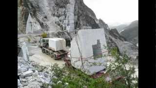 Quarrying and carving marble [upl. by Allecsirp]