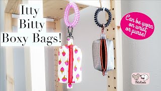 Itty Bitty Boxy Bags A Great Quick Gift Idea Perfect For Fish Extender Gifts [upl. by Trebo]