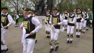 Morris Men dancing at Westminster [upl. by Godart]