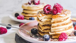 Gluten Free Pancakes Recipe The Fluffiest [upl. by Goeger]