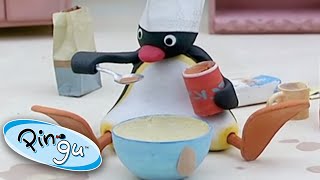 Pingus Messy Baking 🎂  Pingu Official  Cartoons for Kids [upl. by Einon]