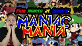 ITS FINALLY HERE  FIVE NIGHTS AT SONICS MANIAC MANIA FULL RELEASE  36 CHALLENGES amp MUCH MORE [upl. by Eelesor]