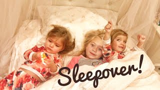 FIRST SLEEPOVER with EVERLEIGH COLE and SAV [upl. by Junno]