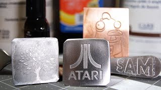 How To Etch Stainless Steel And Copper DIY Etchant Plus Alternative to PressNPeel [upl. by Iliram616]