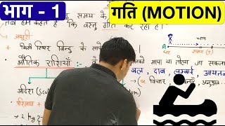 गति Motion in Hindi  Part1 [upl. by Acinorahs16]