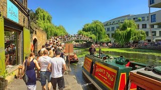 REGENT’S CANAL LONDON WALK incl Little Venice Camden Lock King’s Cross and Paddington Basin [upl. by Adnirual559]