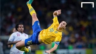 Zlatan Ibrahimovics famous 30yard bicycle kick vs England [upl. by Kared350]