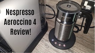 Nespresso Aeroccino 4 Milk Frother Review  Worth upgrading from the Aeroccino 3 [upl. by Sabino]