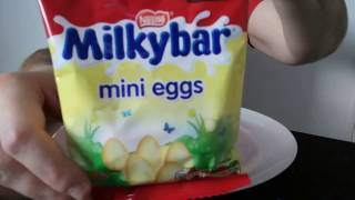 Nestlé Milkybar Mini Eggs Review [upl. by Thorndike5]