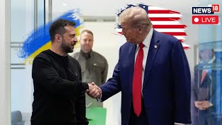 LIVE Donald Trump Meets Ukraine President Zelenskyy To Sign Mineral Deal  RussiaUkraine War  N18G [upl. by Mccormick229]