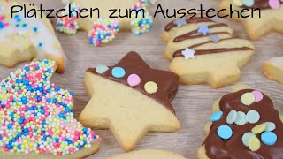 Butterplätzchen zum Ausstechen →🎄 [upl. by Lenno]