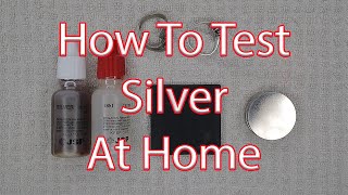 How To Test Silver At Home [upl. by Nallid]