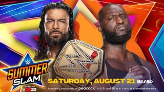 FULL MATCH  Roman Reigns vs Omos WWE SummerSlam 2024 [upl. by Madora]