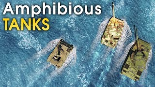 Amphibious tanks  War Thunder [upl. by Garceau69]