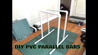 DIY PVC Parallel Bars [upl. by Trovillion]