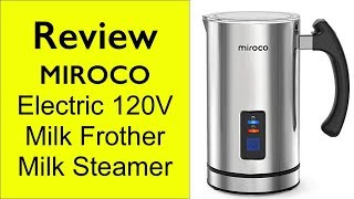 Review Miroco Milk Frother  How to make froth milk at home [upl. by Terag]