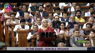 Finance Minister Nirmala Sitharamans Budget Speech  Union Budget 202324 [upl. by Egni]