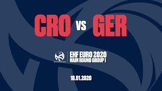 RELIVE  Croatia vs Germany  Main Round  Group I  Mens EHF EURO 2020 [upl. by Muldon883]