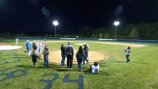 20240422  Culleoka Baseball Senior Night [upl. by Kcirddor]