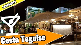 Costa Teguise Lanzarote Spain Evening and nightlife [upl. by Mariko]