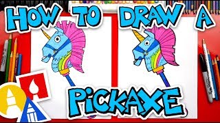 How To Draw Fortnite Rainbow Smash Pickaxe [upl. by Madelin]