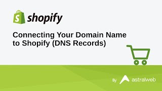 Connecting Your Domain Name to Shopify DNS Records [upl. by Madda]