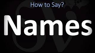 How to Pronounce Names CORRECTLY [upl. by Herries]