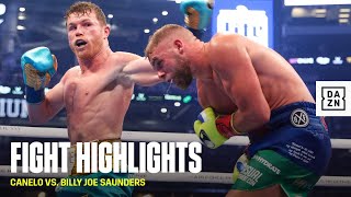 HIGHLIGHTS  Canelo Alvarez vs Billy Joe Saunders [upl. by Aihpledalihp]