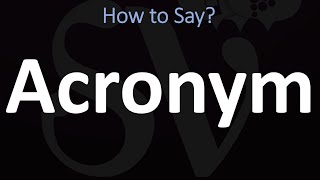 How to Pronounce Acronym CORRECTLY [upl. by Nirrac842]