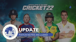 CRICKET 22 New Update  041122 [upl. by Enirhtac858]