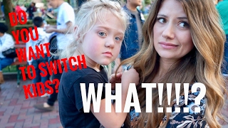 DAY WITH 4 YEAR OLD EVERLEIGH AND SWITCHING KIDS VLOG [upl. by Aicul]