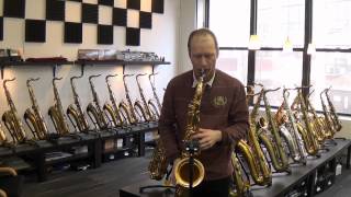 Selmer Series III gold plated tenor sax [upl. by Ing877]