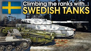 Climbing the ranks with SWEDISH TANKS  War Thunder [upl. by Gathers]