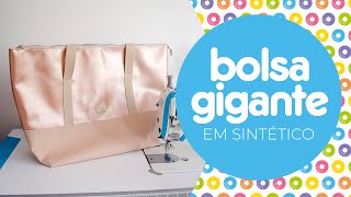 Bolsa Gigante em sintético  super fácil [upl. by Animor]