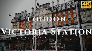 London Victoria Station Walk Through England 4K [upl. by Robma]