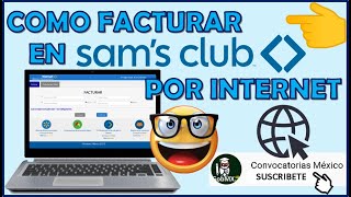 Facturar en Sam´s Club 📍 Facturación de Tickets 🥲 Facturación ELECTRONICA en LINEA 🖨 [upl. by Anertac]