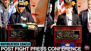 Floyd Mayweather vs Canelo Alvarez Full Post Fight Press Conference HD [upl. by Peirce]