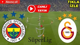 FENERBAHÇE GALATASARAY MAÇI CANLI İZLE [upl. by Trautman]