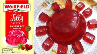 Weikfield Jelly Crystals Raspberry  Weikfield Jelly Powder [upl. by Annaek]