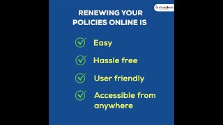 Easy Online Renewal of Health Insurance Policies  Chola MS [upl. by Ytirahc]