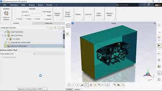 Fluent Watertight Geometry Meshing Workflow [upl. by Naillimxam187]