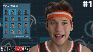 NBA 2K18 My Career Gameplay Walkthrough Playthrough  Creation of JessertheLazer  Part 1 [upl. by Esorylime]