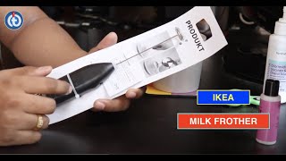 IKEA MILK FROTHER Review amp Battery Installation [upl. by Ahsietal]