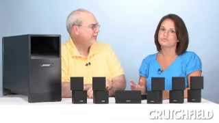 Bose Acoustimass Surround Sound Speaker Systems  Crutchfield Video [upl. by Ganley]