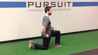 Half Kneeling Hip Flexor Stretch [upl. by Terbecki721]