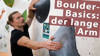 BoulderBasics klettern am langen Arm [upl. by Nickolai]